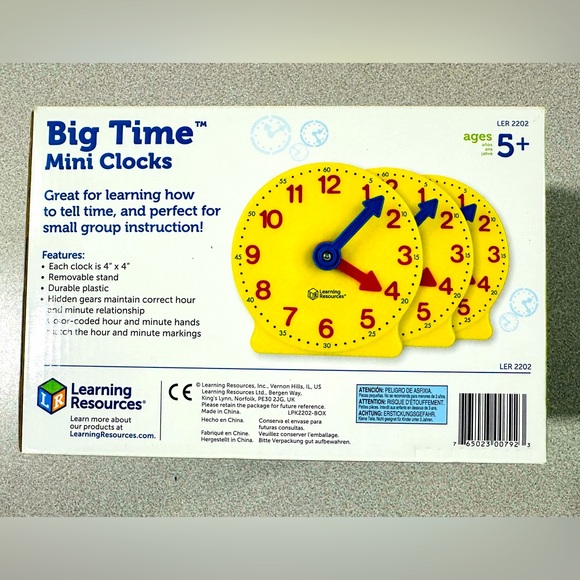 Big Time Mini Clocks (Set of 8) - Picture 3 of 5